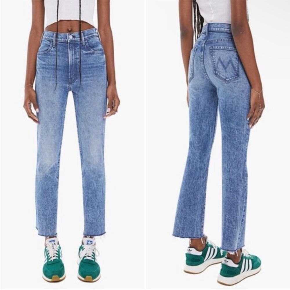 MOTHER The Hustler Ankle Fray Jean in Far From Over Size 30